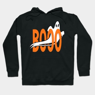 Booo Ghost Funny Halloween Hoodie